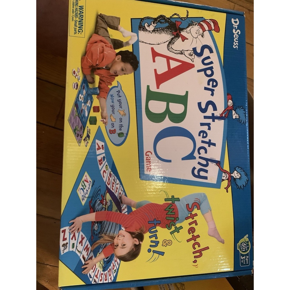 Dr Seuss Super Stretchy ABC Game I Can Do That‎ Games Board